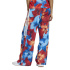 Calça Fitness Mulher adidas Farm Tiro Tp, azul claro/vermelho tátil/branco creme .