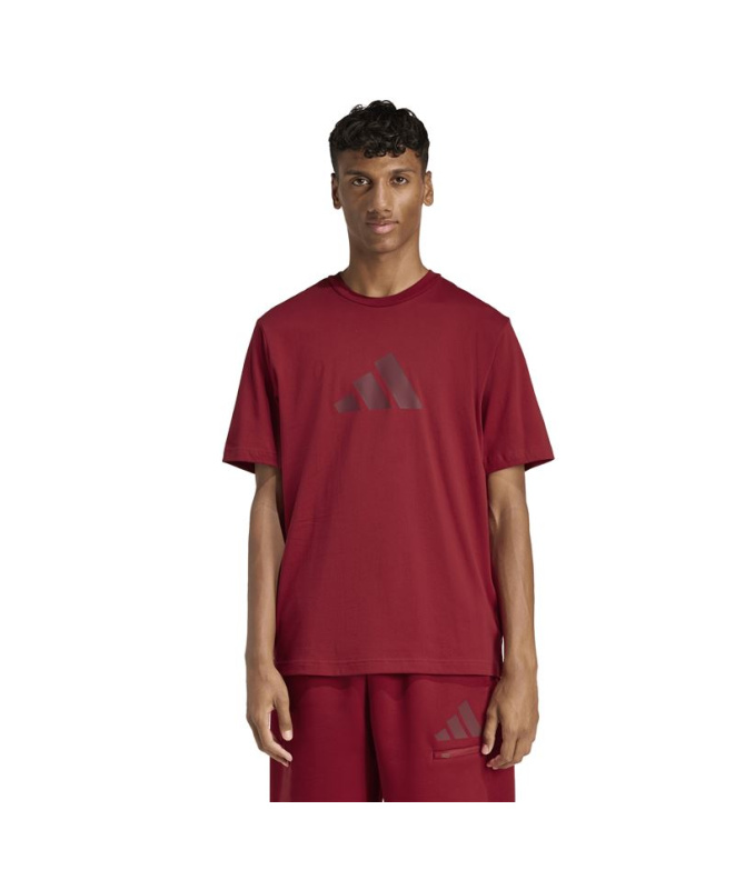 Camiseta vermelha Homem adidas Future Icons com...