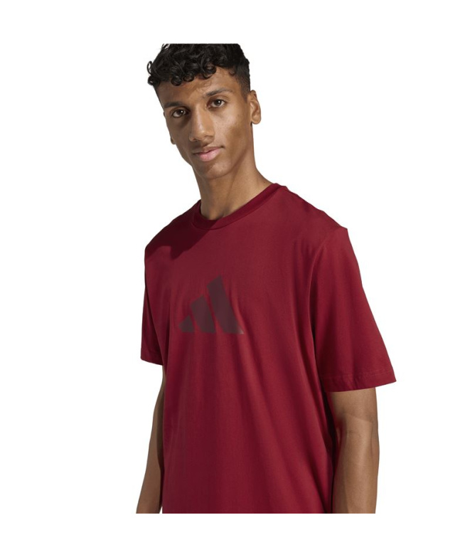 Camiseta vermelha Homem adidas Future Icons com...