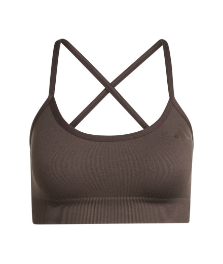 Brassiere de sport Fitness adidas Knit LS Femme couleur Caau