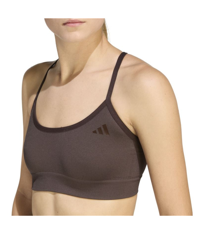 Sutiã esportivo Fitness Mulher adidas Knit Ls,...