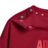 Fato de treino Adidas Marvel Homem-Aranha Infantil , cor bordô/branco-sujo
