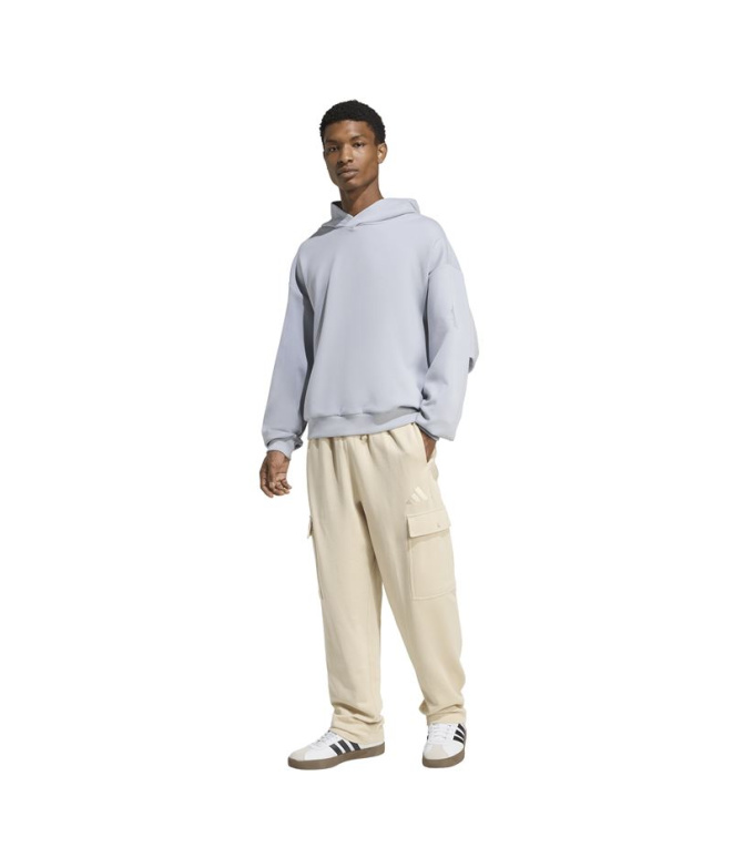 Moletom cinza Homem adidas SL Sk Hd