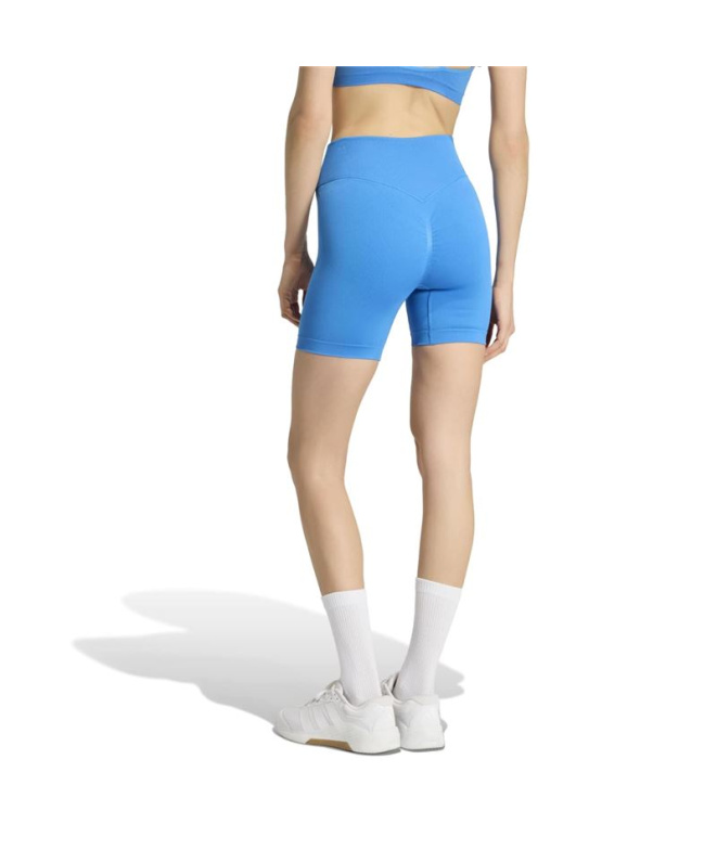 Collants Fitness adidas We Scrunch Sho Femme bleus