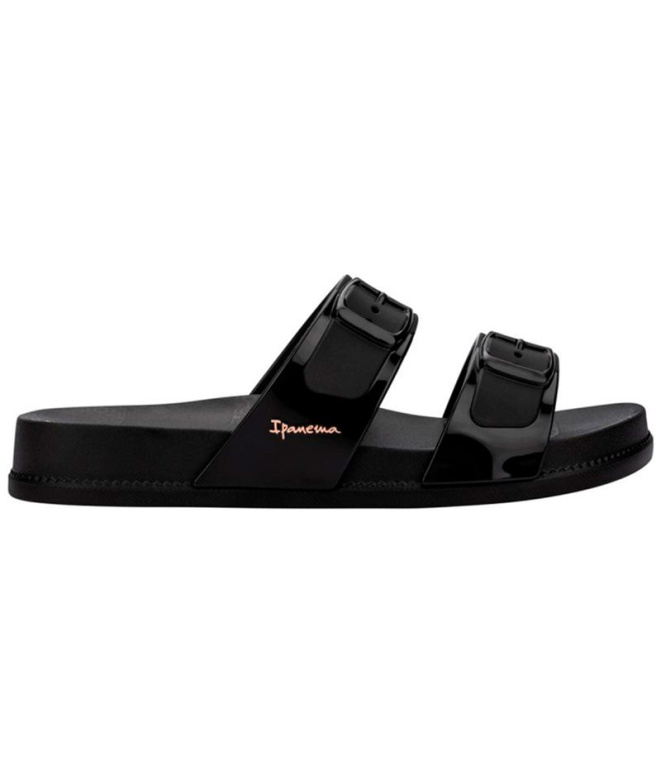 Chanclas Ipanema Leme Slide Mujer Negro