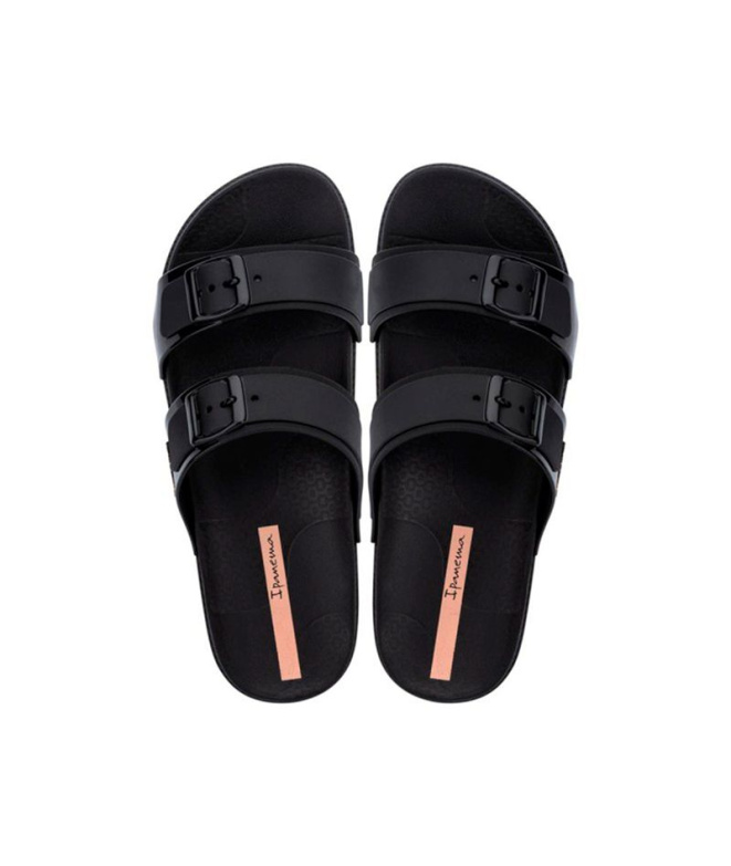 Chanclas Ipanema Leme Slide Mujer Negro
