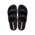 Tongs noires Femme Ipanema Leme Slide