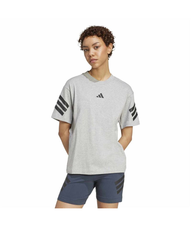 Camiseta Mulher adidas Fi 3 Stripes Brgrin