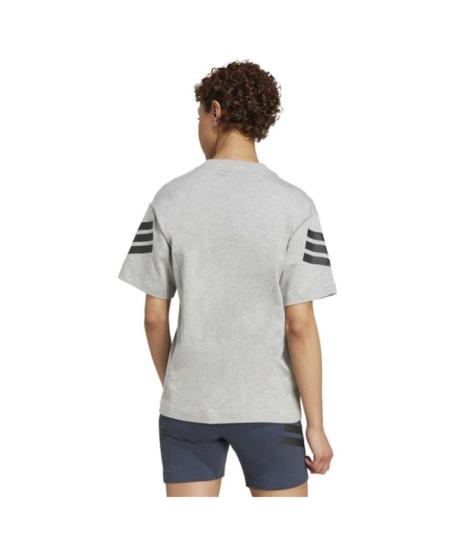 Camiseta Mulher adidas Fi 3 Stripes Brgrin