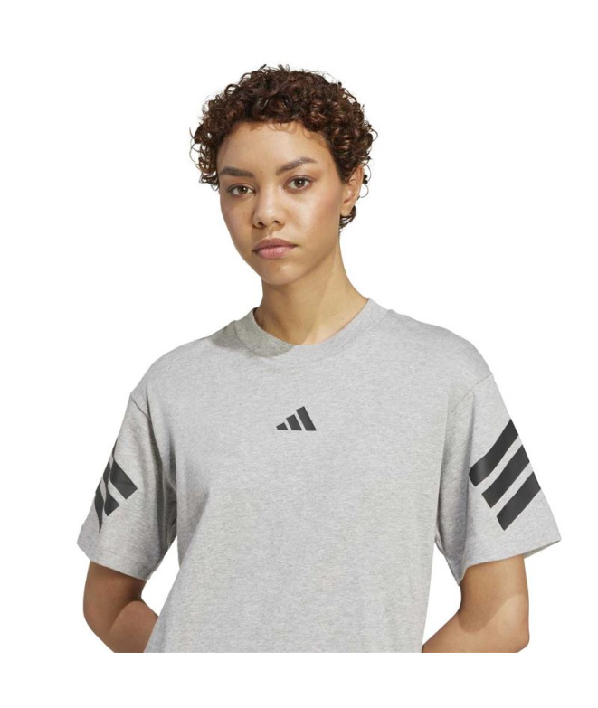 Camiseta Mulher adidas Fi 3 Stripes Brgrin