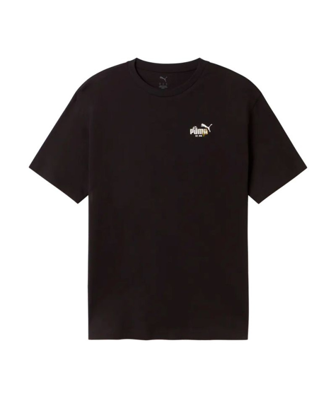 T-shirt décontracté Puma Football, noir, Homme
