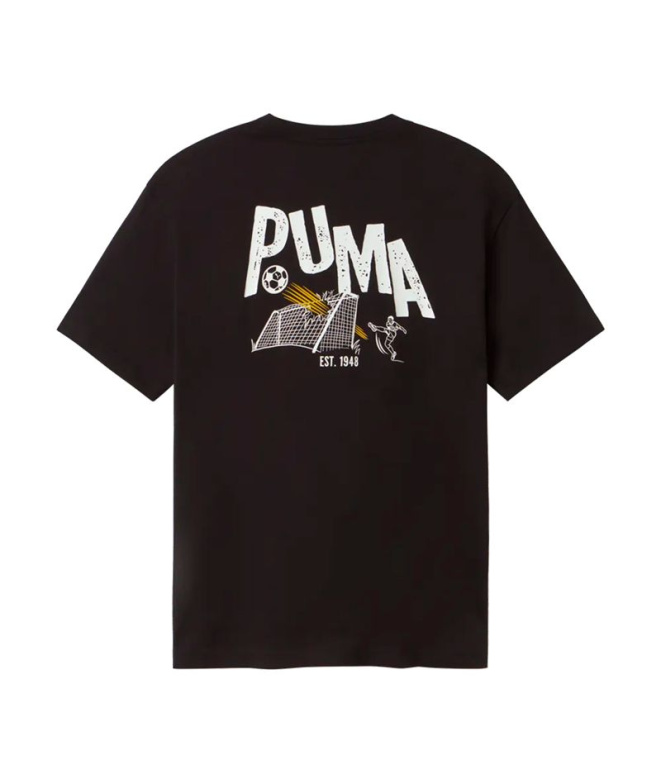 T-shirt décontracté Puma Football, noir, Homme