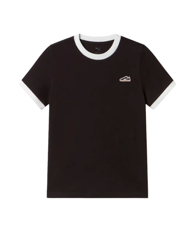 Camiseta Puma Sneaker Boys, Black, Niño
