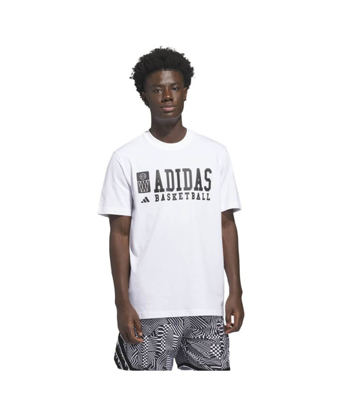 Camiseta Basquetebol Homem adidas Adi Bb Gfx...