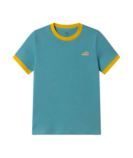 Camiseta Puma Sneaker Boys, azul-marinho, Menino