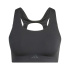 Sutiã esportivo Fitness Mulher adidas Pwr Hs, preto.