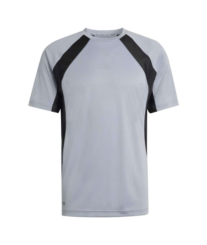 Camiseta adidas Tech Fitness Homem Cinza/Preta
