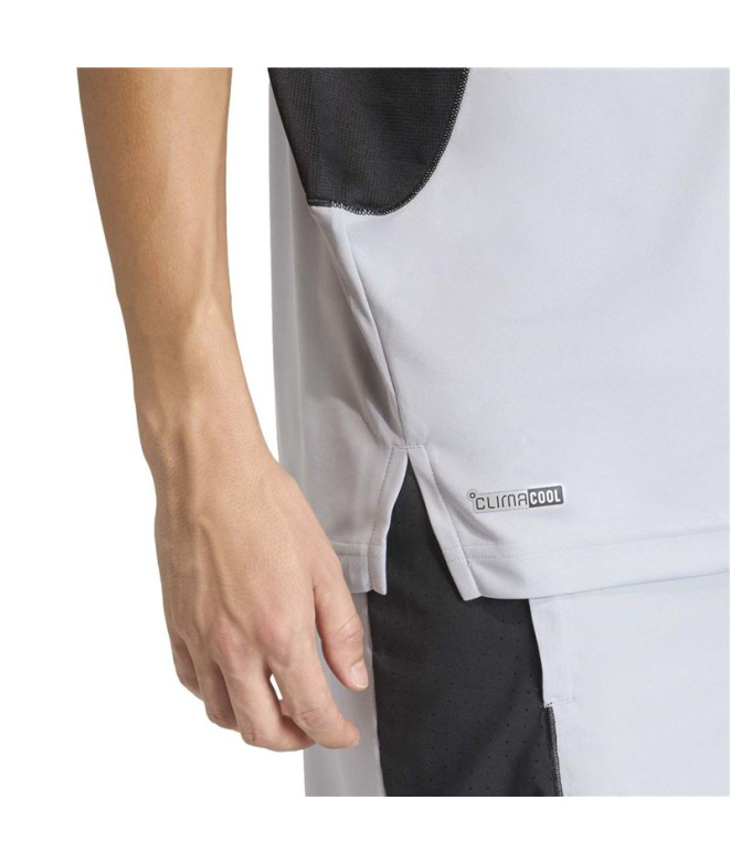 Camiseta adidas Tech Fitness Homem Cinza/Preta