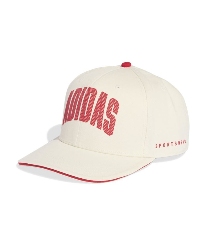 Casquette adidas Stadium blanche/bordeaux