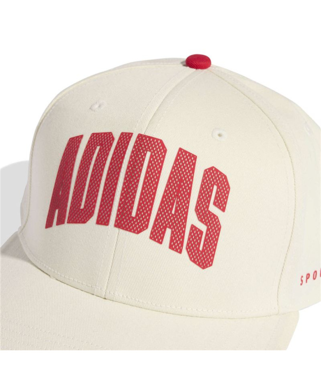 Casquette adidas Stadium blanche/bordeaux