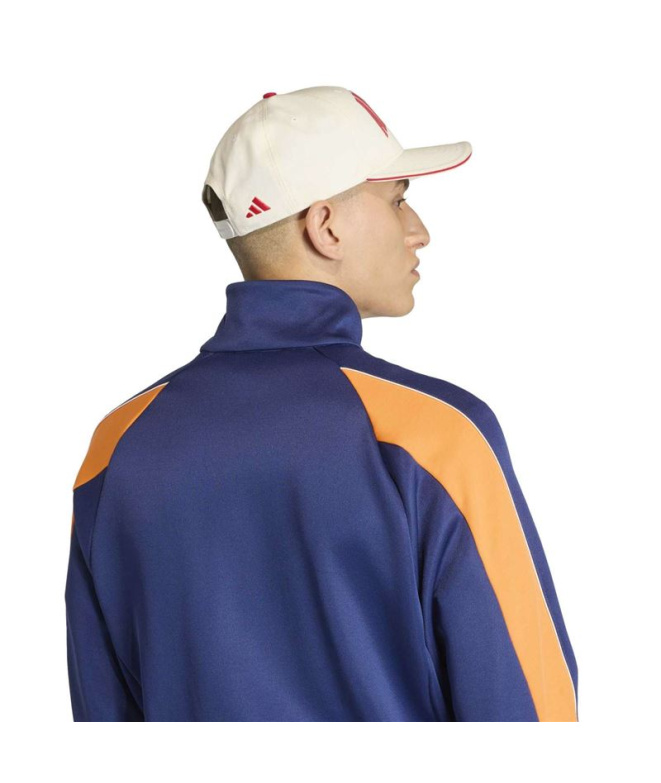 Casquette adidas Stadium blanche/bordeaux