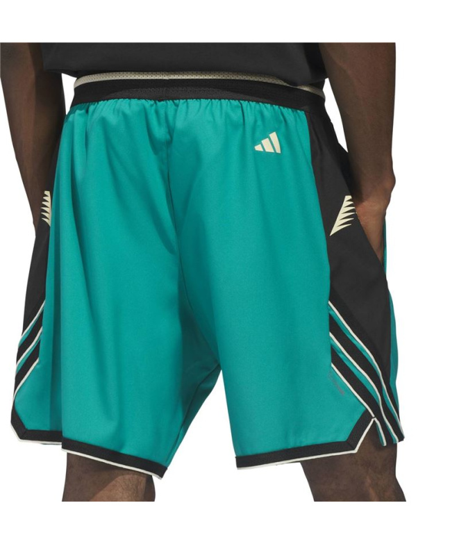 Calça Basquetebol Homem adidas Anted Cl verde