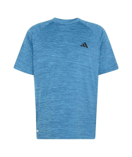 Camiseta de Fitness adidas Techess Hombre Aglú/Azul