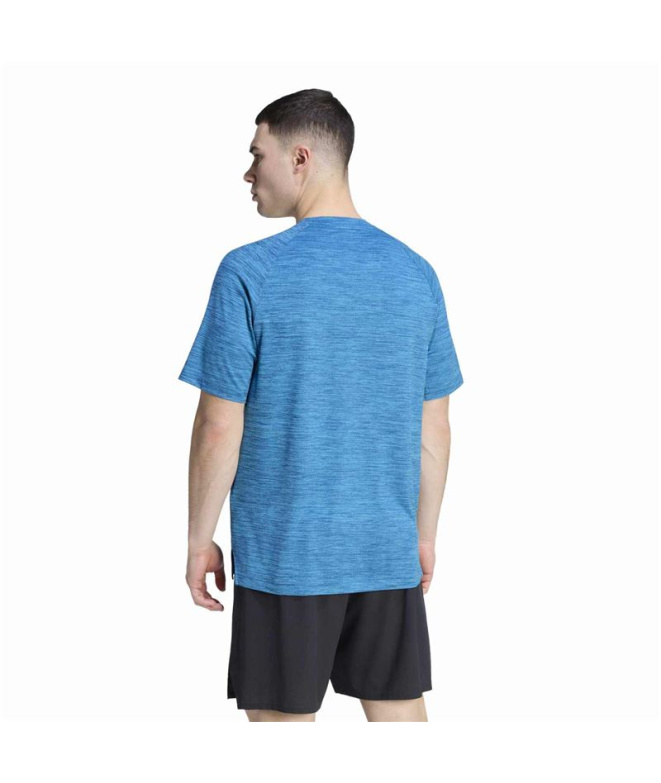 Camiseta Homem adidas Techess Fitness Aglu/Azul