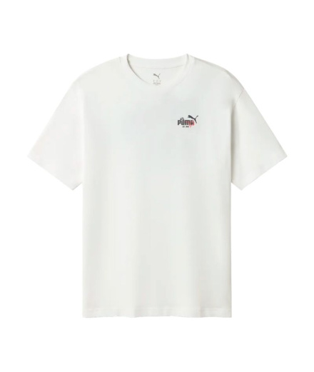Camiseta Puma Football Relaxed, Branca Homem