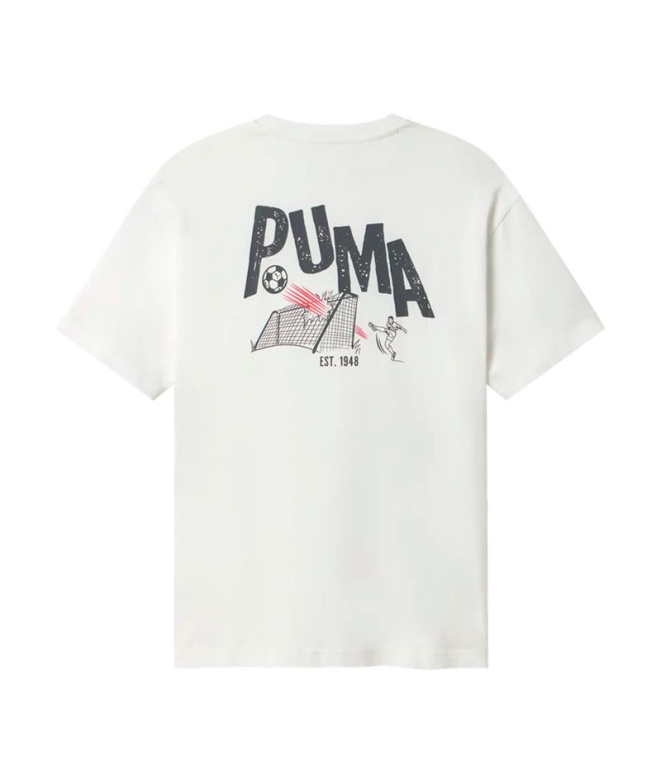 T-shirt décontracté Puma Football, blanc, Homme