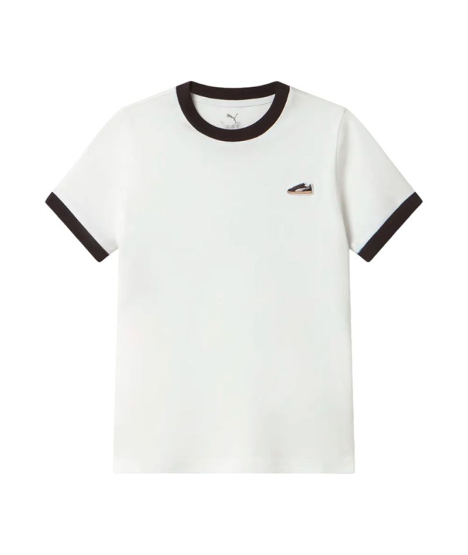 Camiseta Puma Sneaker Boys, Whi Niño
