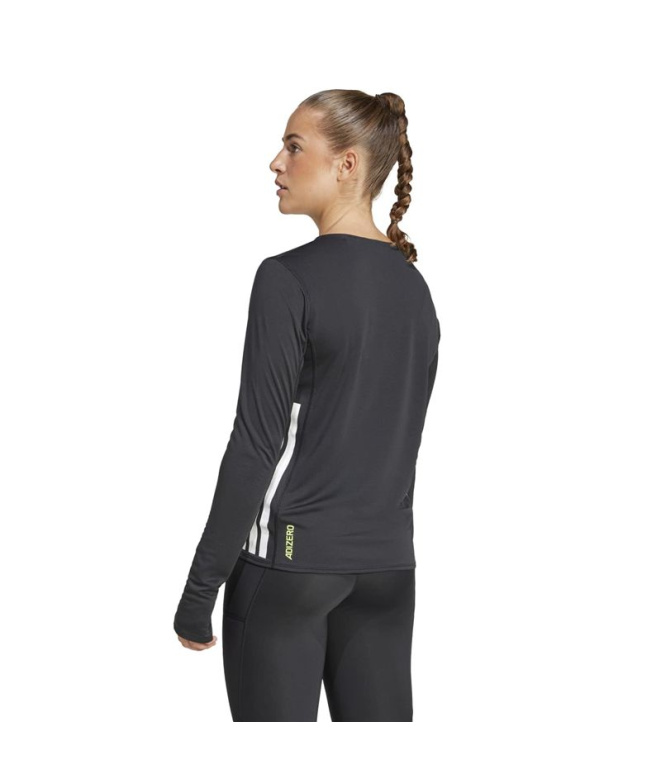 T-shirt Running adidas Adizero Femme noir