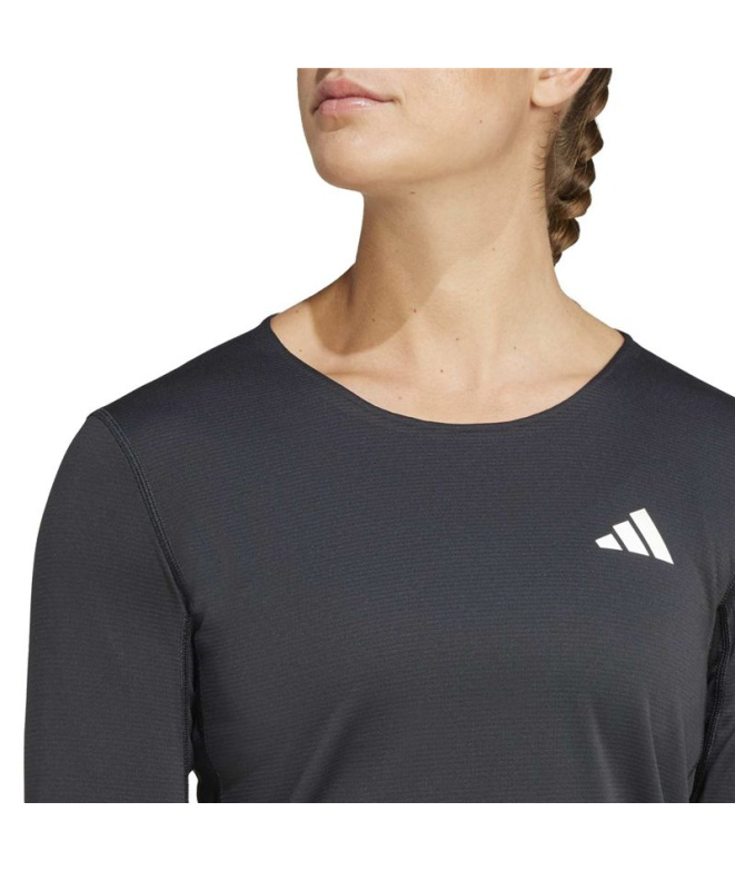 T-shirt Running adidas Adizero Femme noir