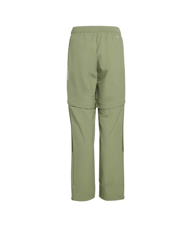 Pantalons adidas Mt Zip Enfant vert Montagne