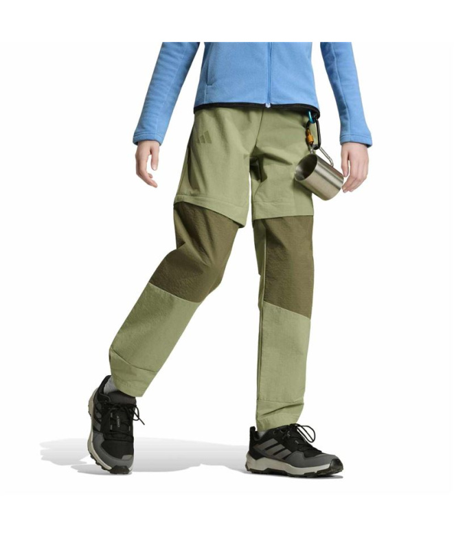 Pantalones de Montaña adidas Mt Zip Infantil Verde