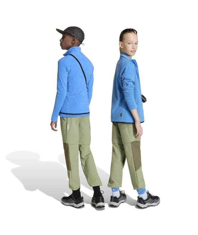 Calça adidas Mt Zip Green Montanha Infantil
