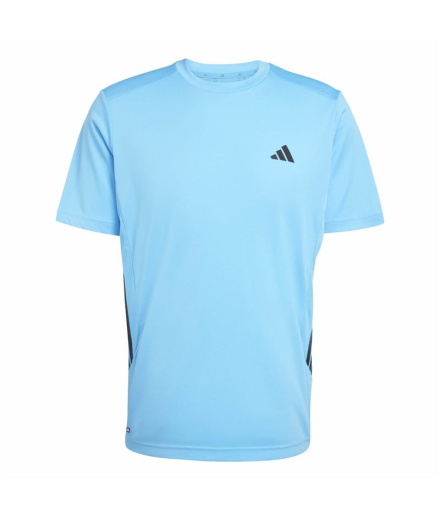 Camiseta de Fitness adidas Techess 3Stripes Hombre Aglú