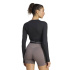 T-shirt Fitness Femme adidas Q1 Hyg LS noir