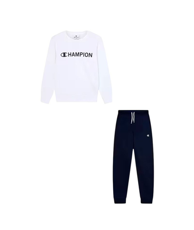 Survêtement Champion Enfant (Blanc/Nny)