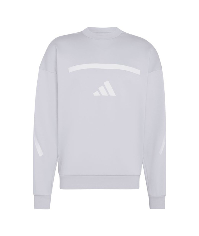 Sweat gris adidas ZNE Crw Homme