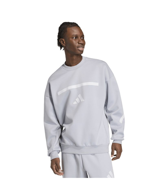 Sweat gris adidas ZNE Crw Homme