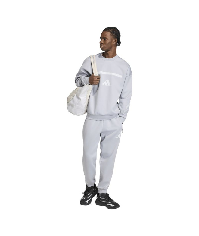 Sweat gris adidas ZNE Crw Homme