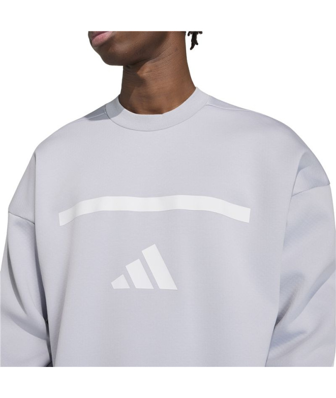 Moletom cinza Homem adidas ZNE Crw