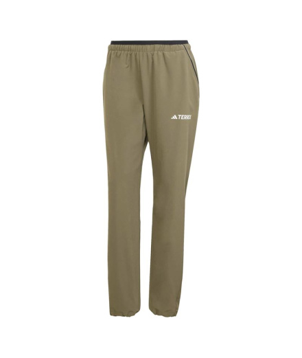 Calça Montanha Mulher adidas Mt Liteflex verde-escura