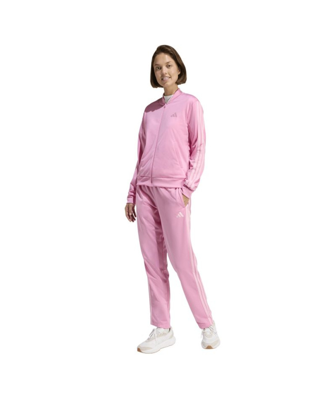 Conjunto de treino Adidas Ess 3 Stripes Mulher...