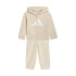 Fato de treino adidas Big Logo Fl Fz Infantil Licr/Branco