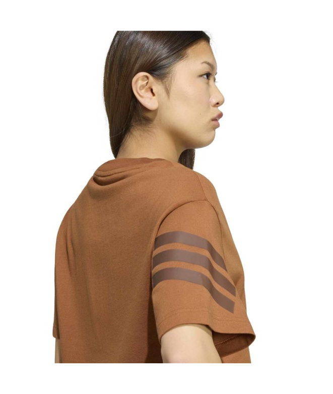 T-shirt adidas Fi 3Stripes Bros Femme