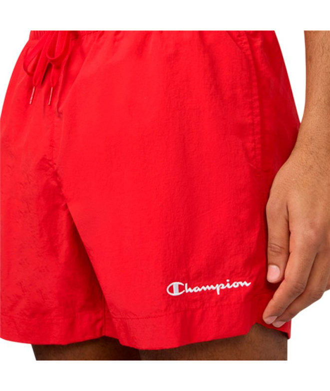 Bañador Champion Beach Hombre Rojo