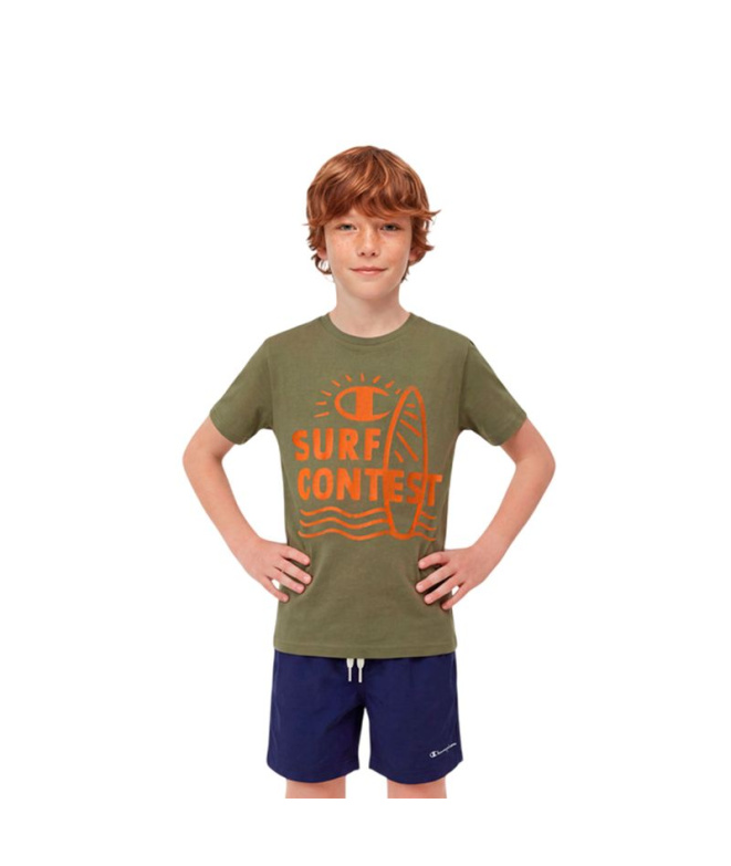 Ensemble vert Champion Enfant