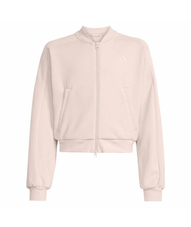 Casaco adidas Jg Fi 3Stripes Fz Menina rosa